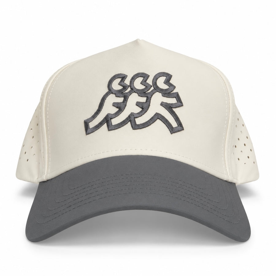 Sunset Cliffs Cream Performance Athletic Mesh Snapback