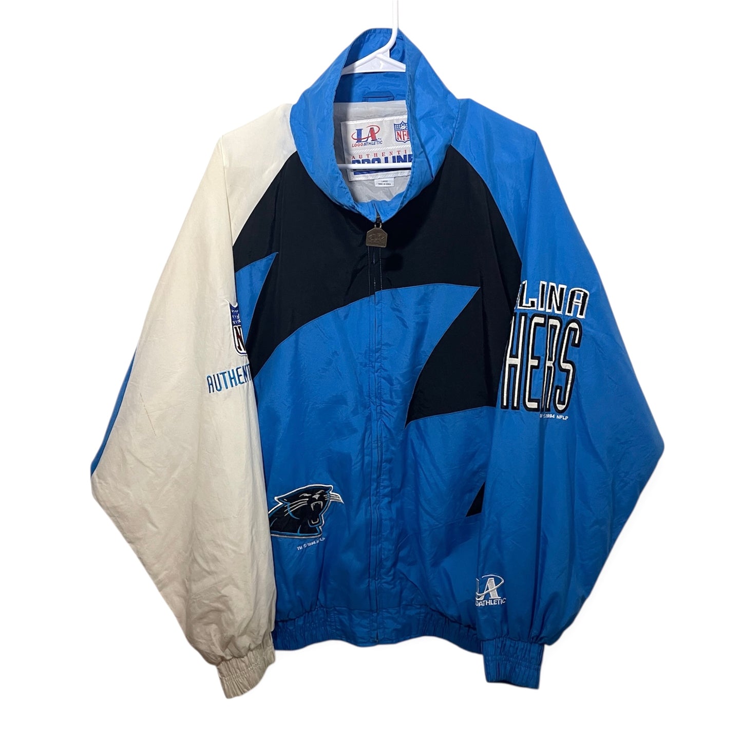 Rare Carolina Panthers Pro Line Logo Athletic Sharktooth (L)