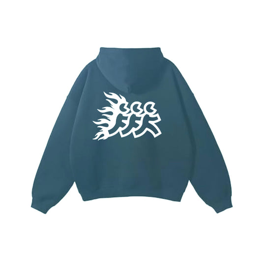 Harbor Blue Flames Diego Hoodie