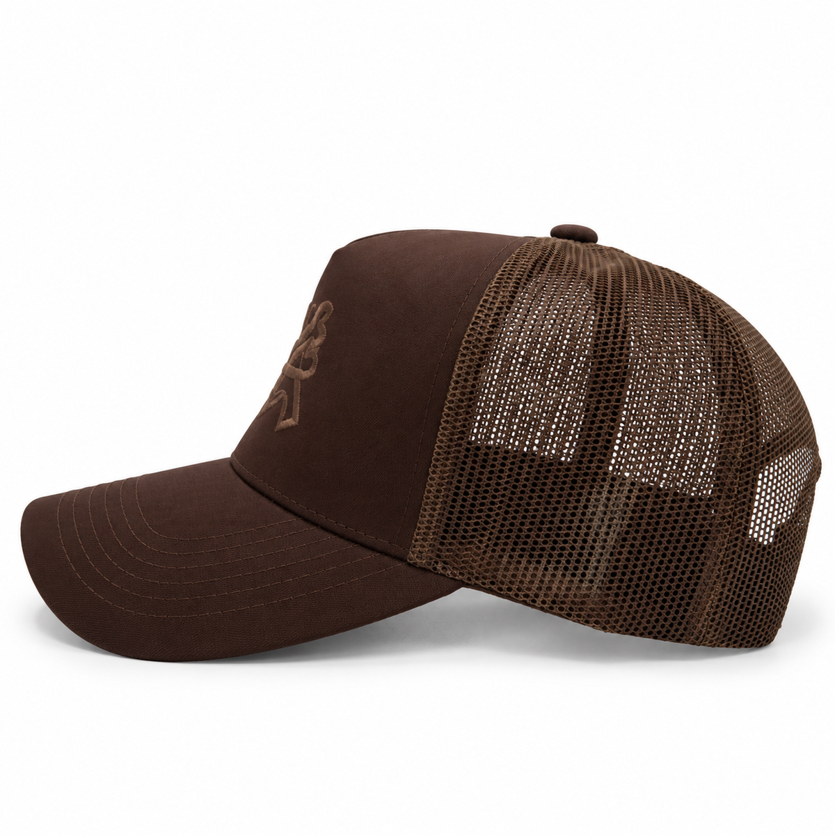 Espresso Monochrome Mesh Snapback