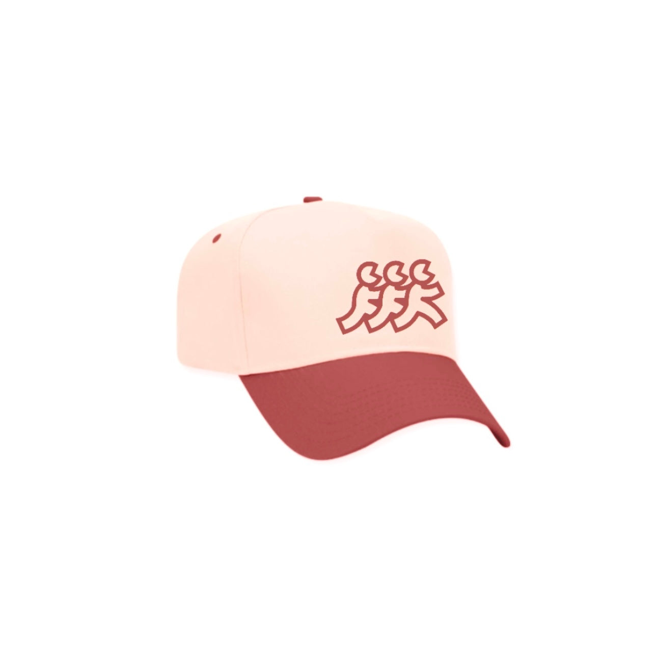 Classic Maroon Cream Snapback