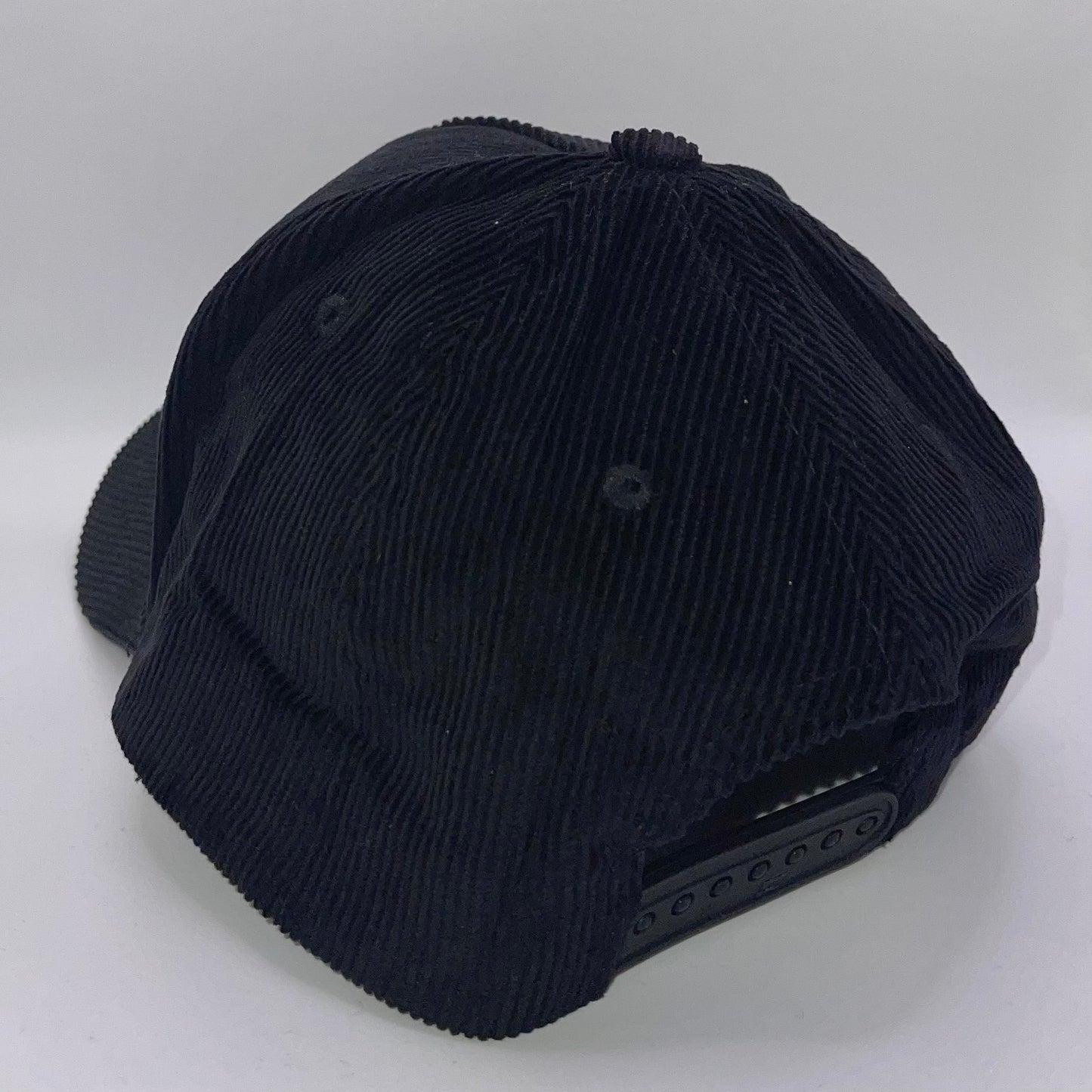 Black Corduroy Snapback