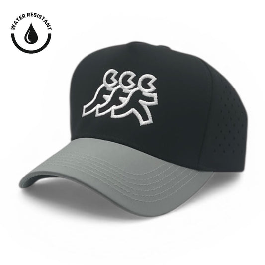 Malibu Grey Brim Athletic Mesh Snapback