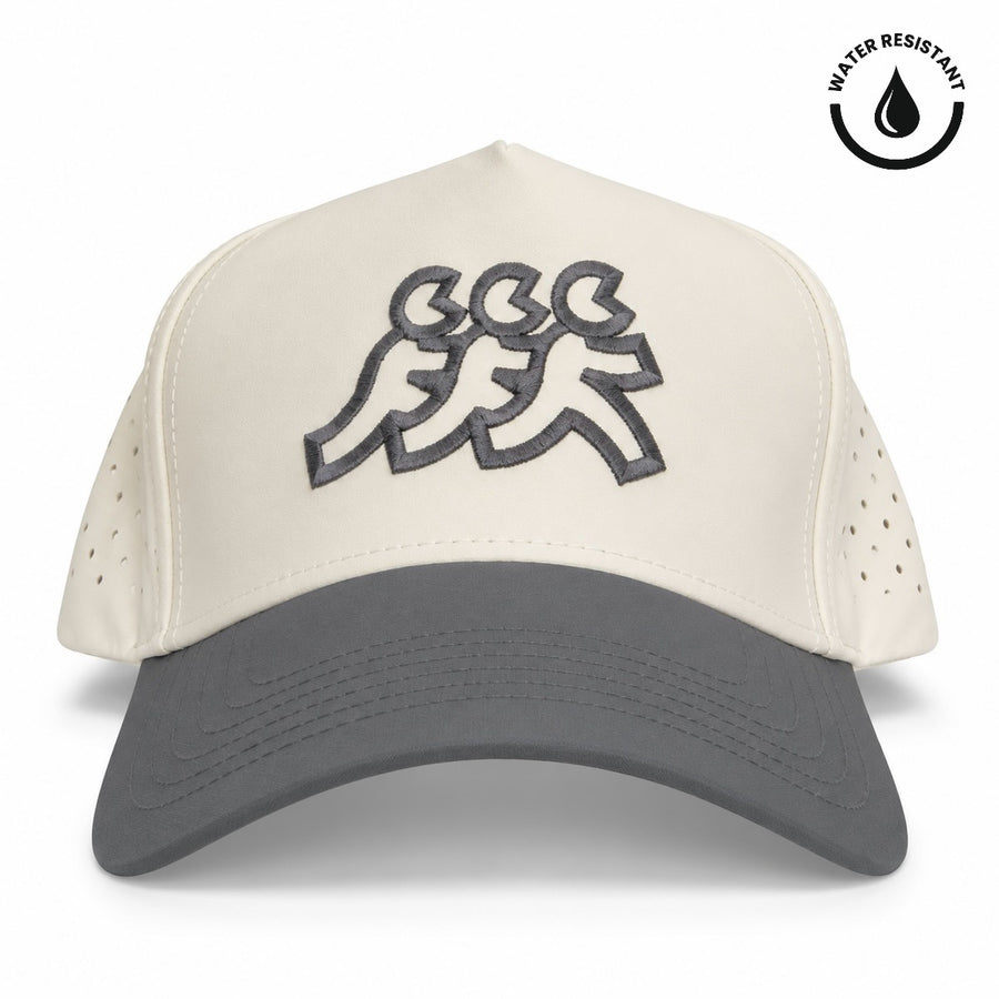 Sunset Cliffs Cream Performance Athletic Mesh Snapback
