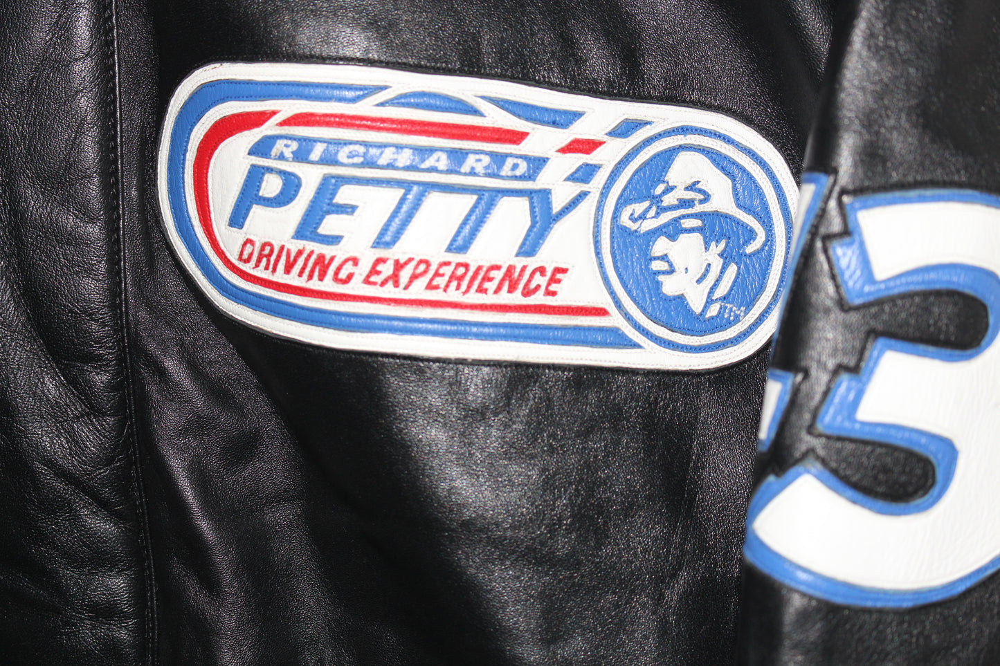 Rare Richard Petty Racing NASCAR #43 Leather Jacket (L)