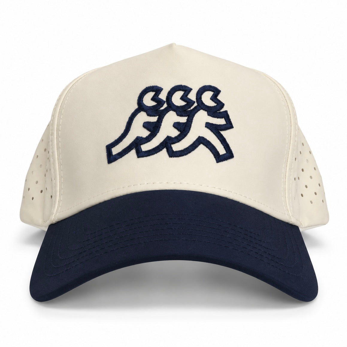 Coronado Cream Performance Athletic Mesh Snapback