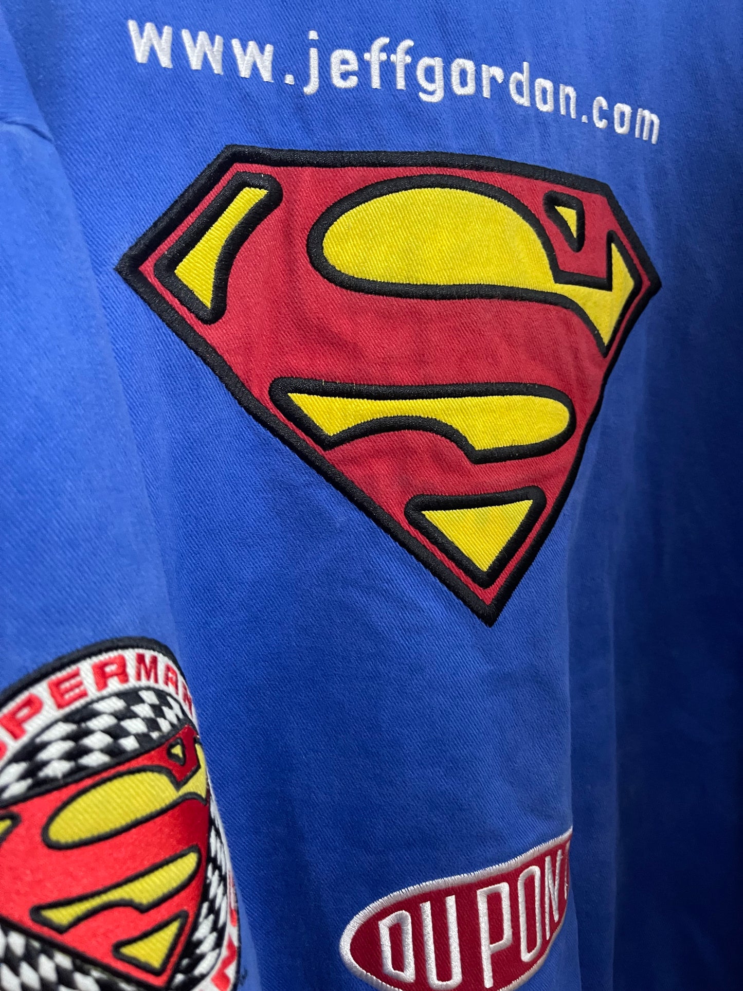 Rare Superman DuPont Racing NASCAR Jeff Gordon #24 (XL)
