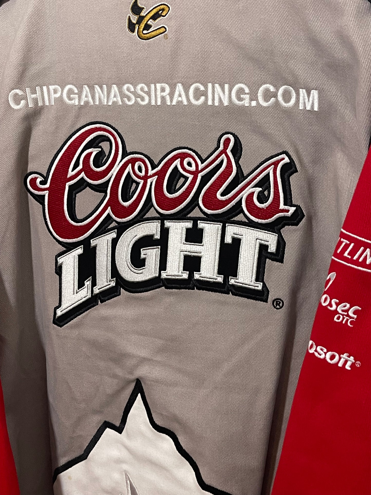 Coors Light Racing NASCAR Sterling Marlin Jeff Hamilton Jacket (L)