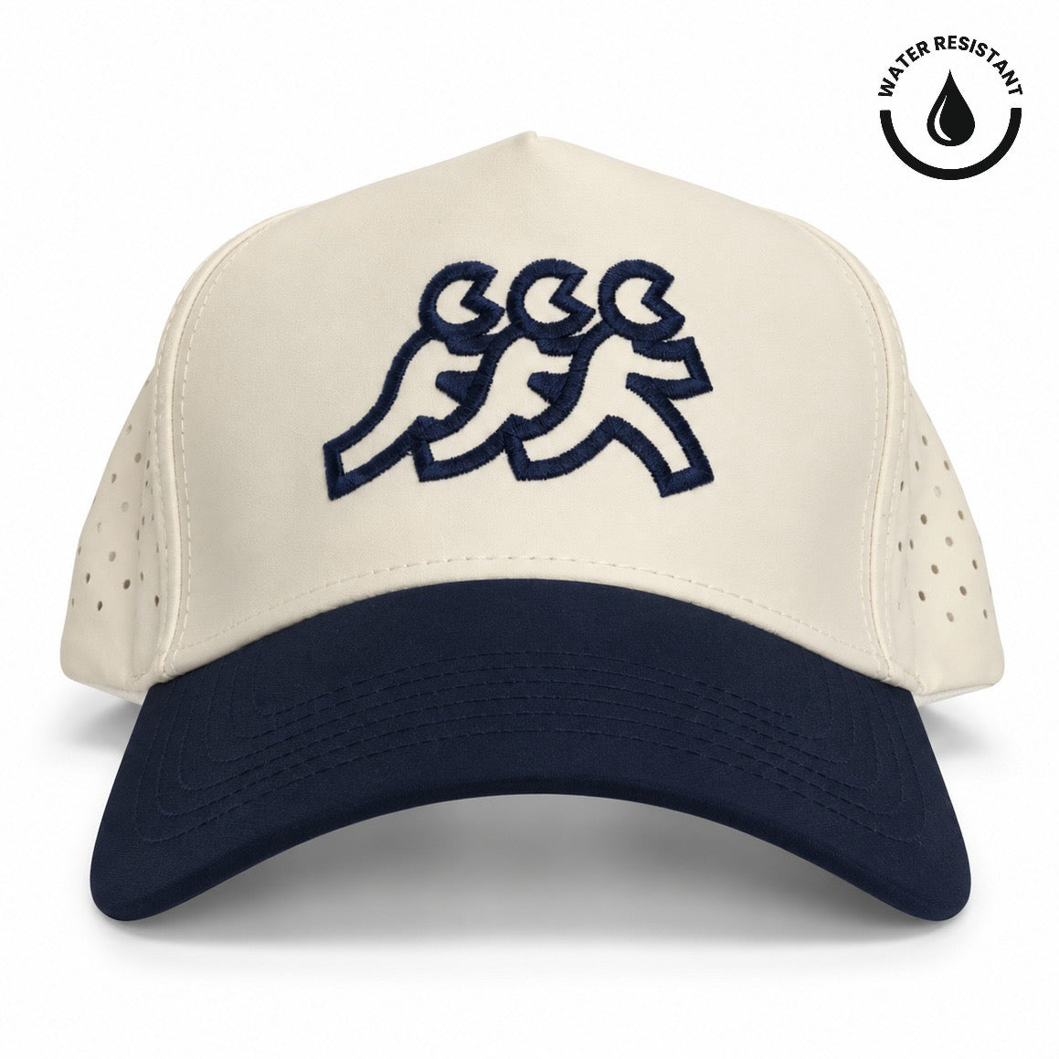 Coronado Cream Performance Athletic Mesh Snapback