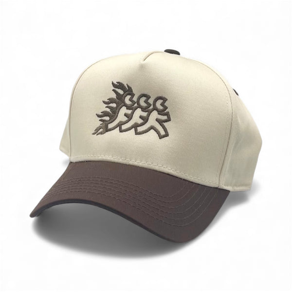 Espresso Martini Flames Cream Snapback