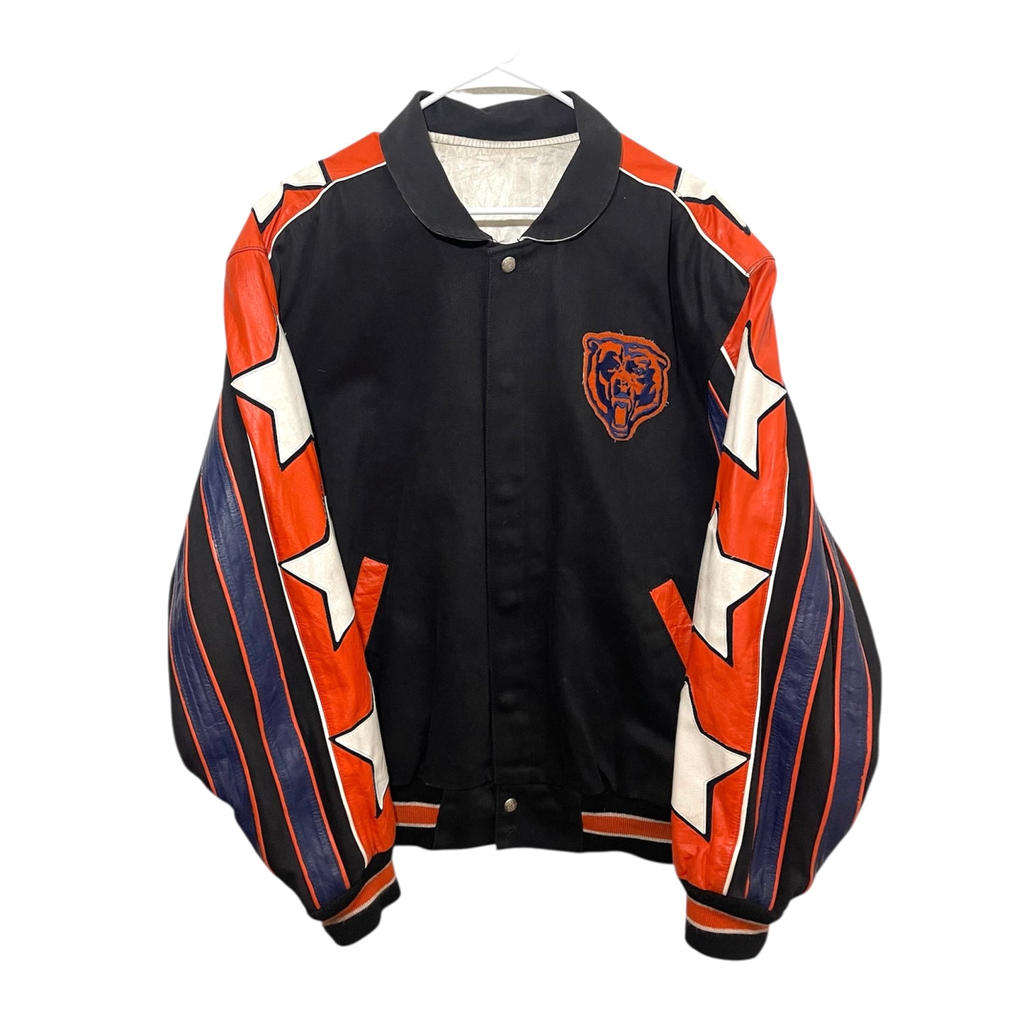 Rare Chicago Bears Jeff Hamilton Leather Reversible Star Series (L)