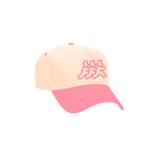 Classic Light Pink Cream Snapback