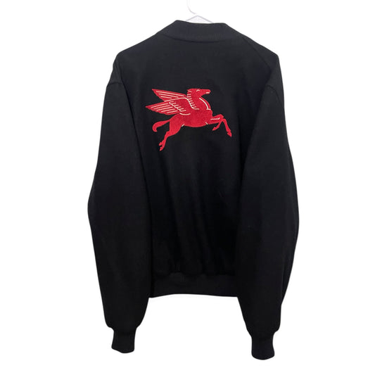 Mobil 1 Racing NASCAR Varsity Wool Jacket (XL)