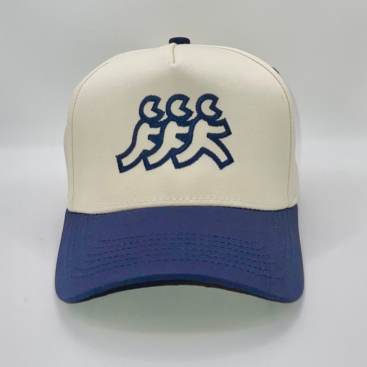 Classic Navy Cream Snapback