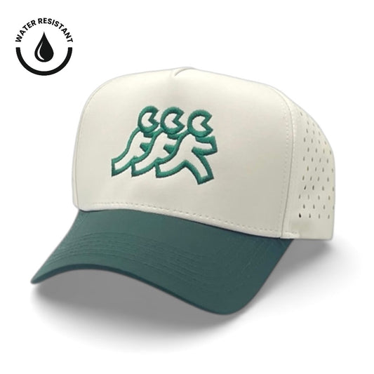 Newport Cream Athletic Mesh Snapback