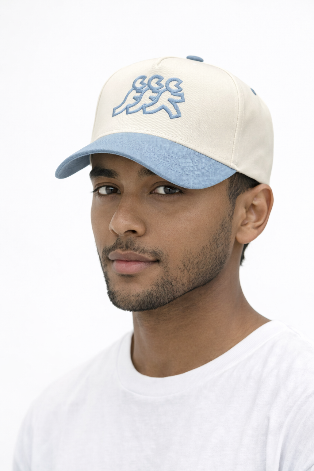 Laguna Cream Denim Snapback