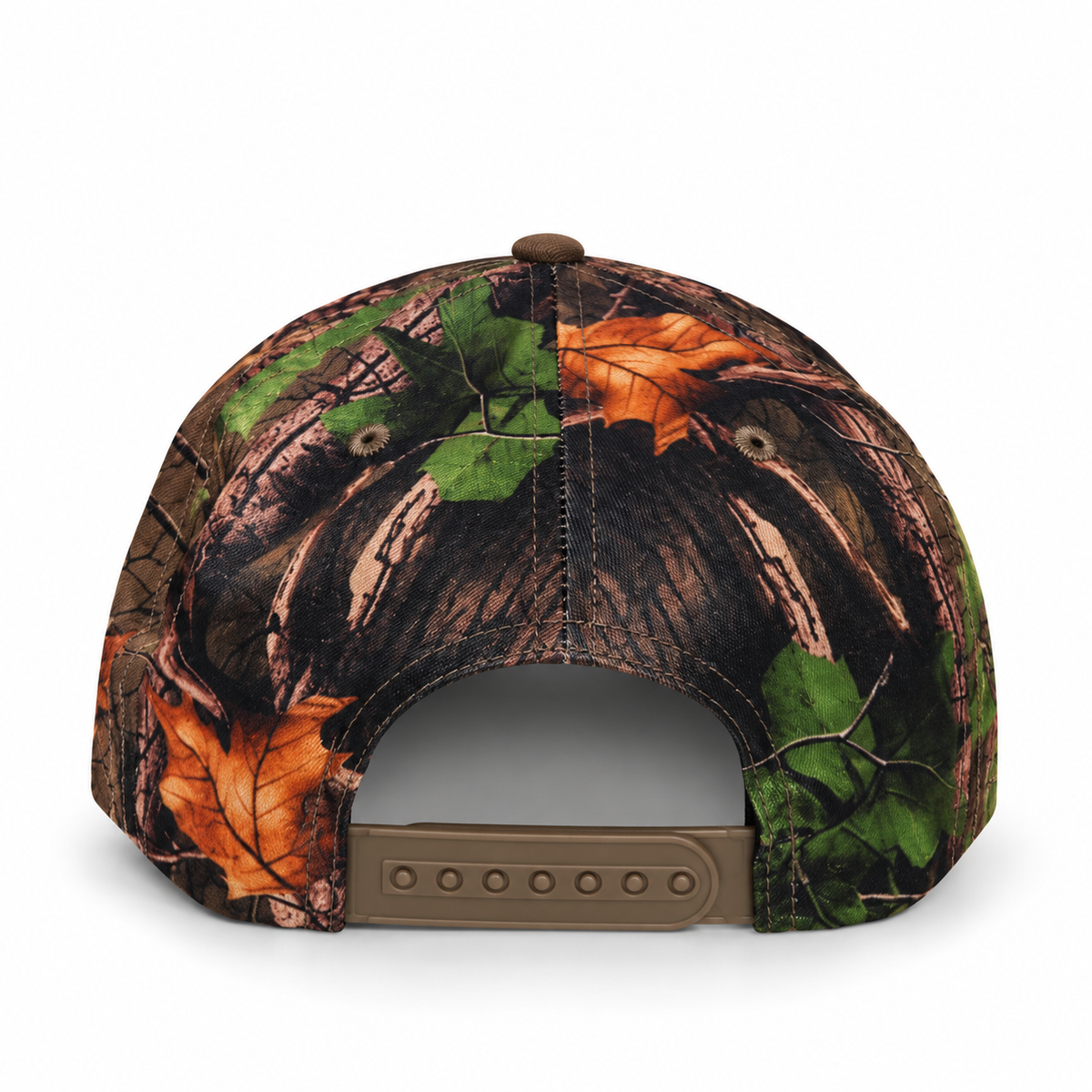 Hidden Hills Camo Green Brim Snapback