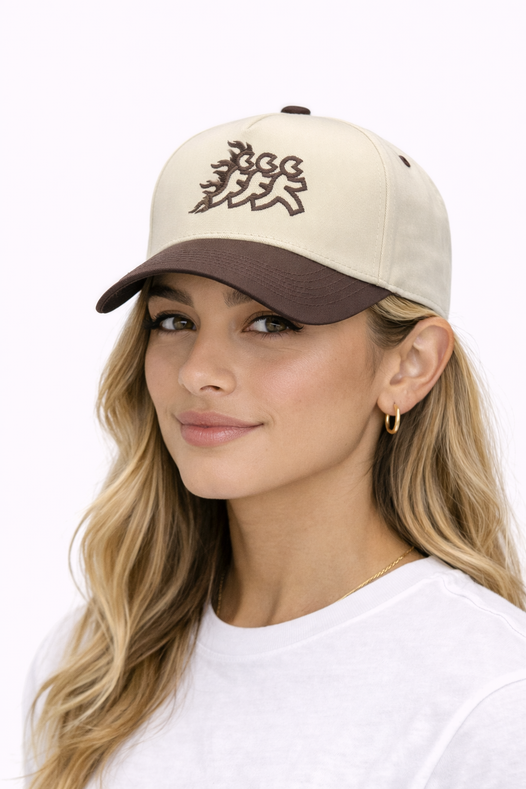Espresso Martini Flames Cream Snapback