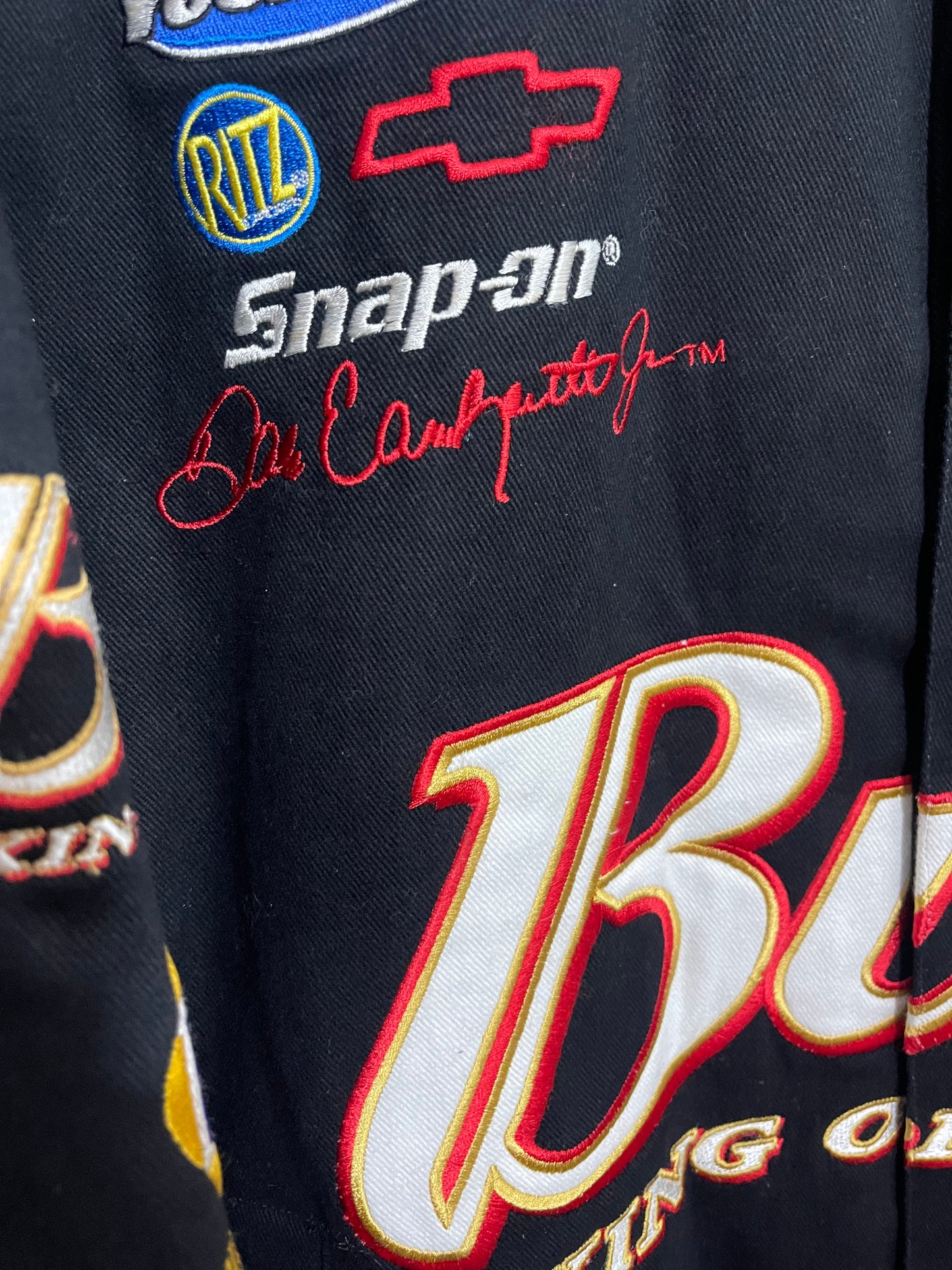 Budweiser Racing NASCAR Dale Earnhardt Jr #8 Black Scale Jacket (XXXL)