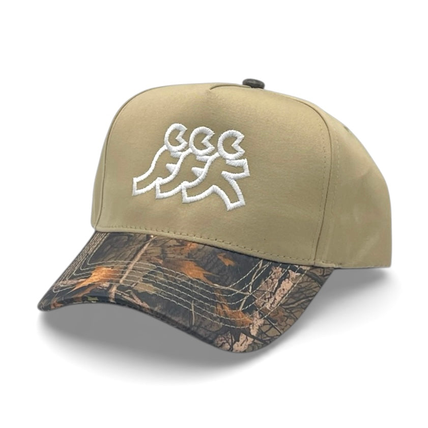 Hidden Hills Khaki Camo Brim Snapback
