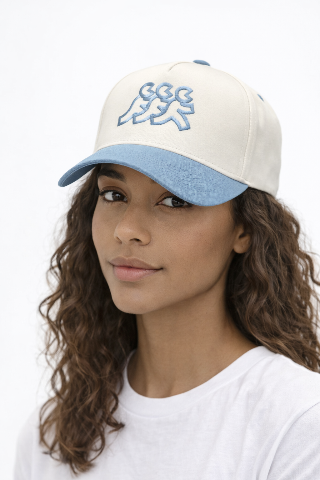 Laguna Cream Denim Snapback