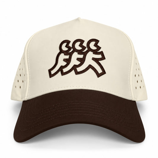 Espresso Martini Cream Performance Athletic Mesh Snapback