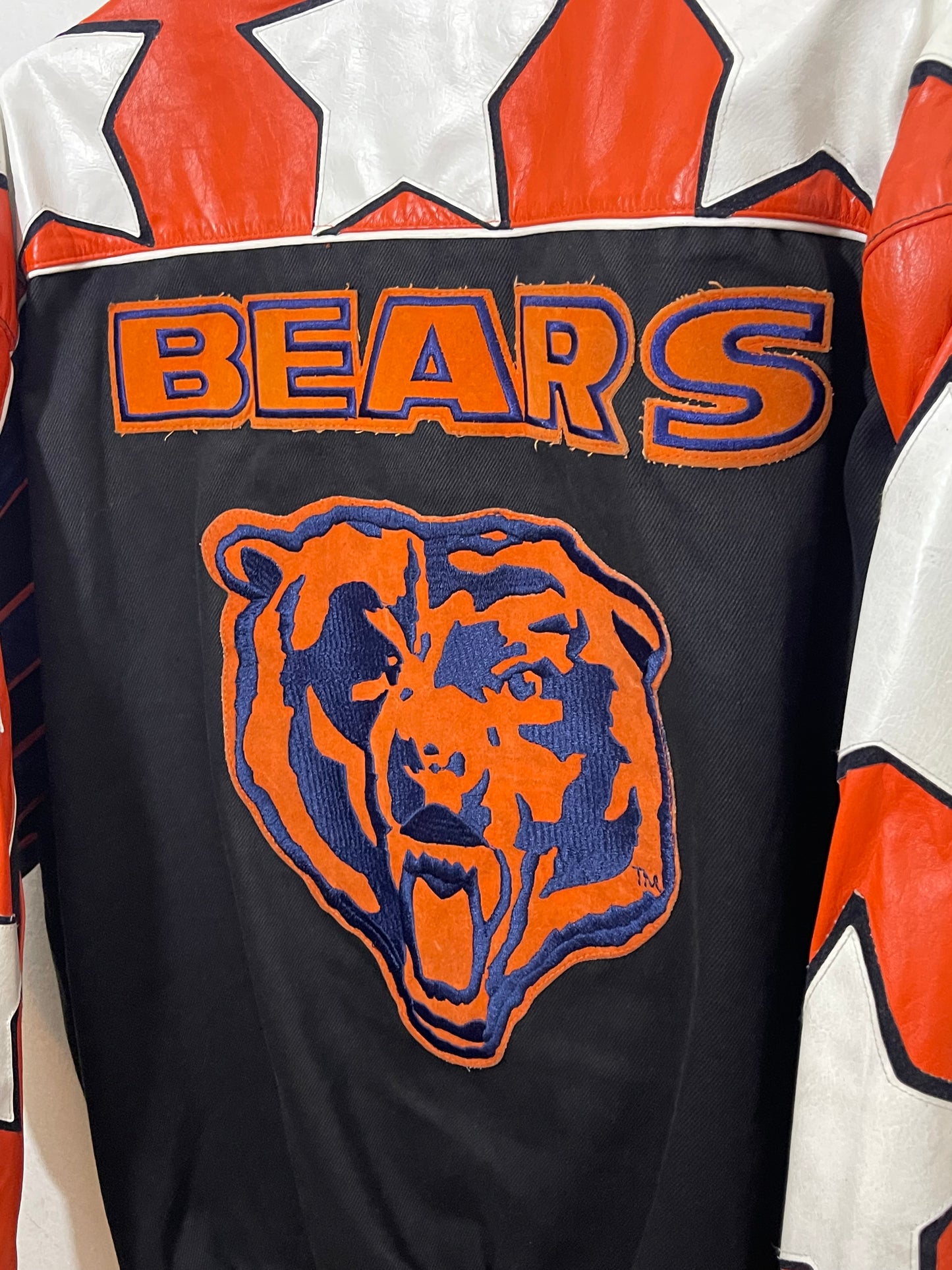 Rare Chicago Bears Jeff Hamilton Leather Reversible Star Series (L)