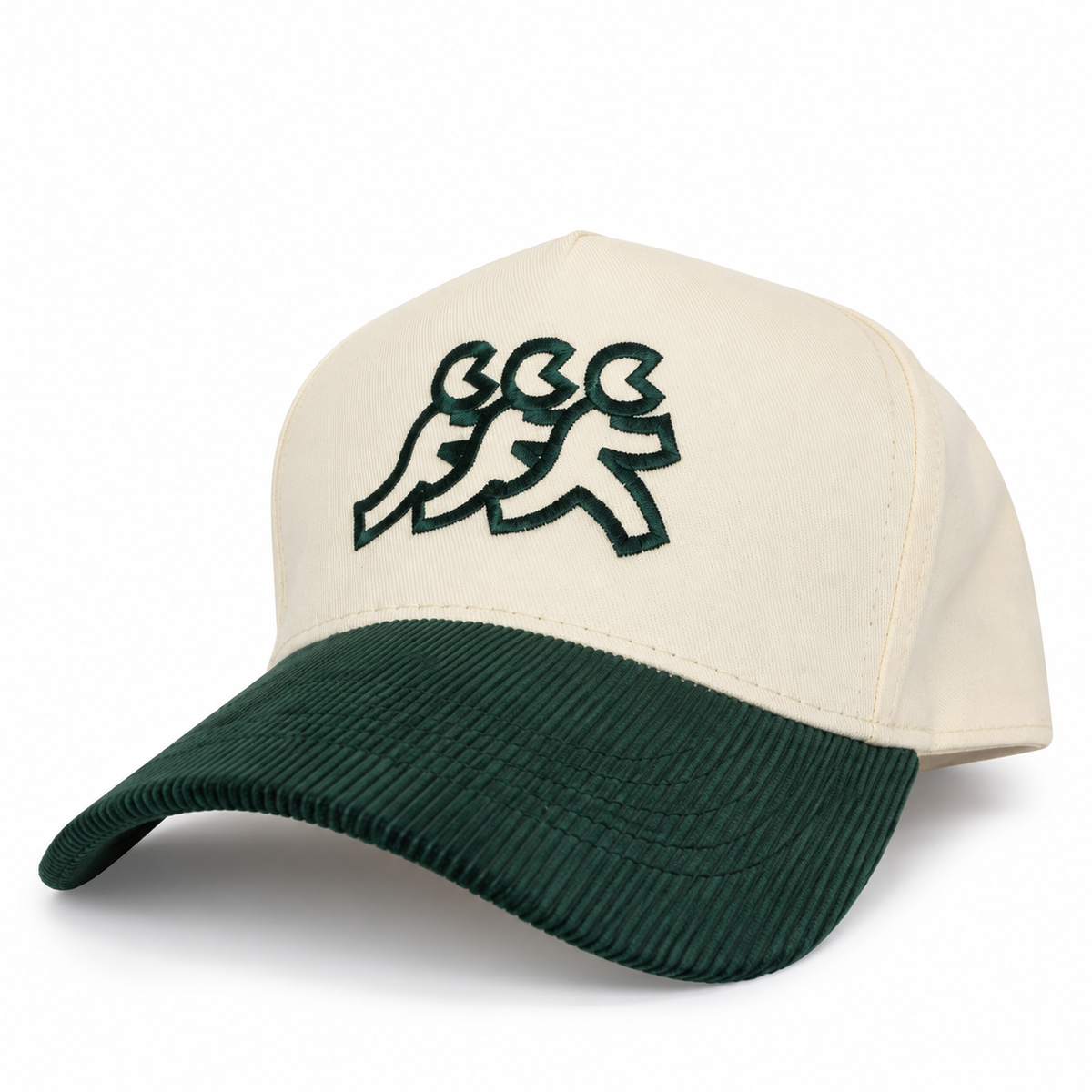 Torrey Pines Cream Canvas Corduroy Snapback