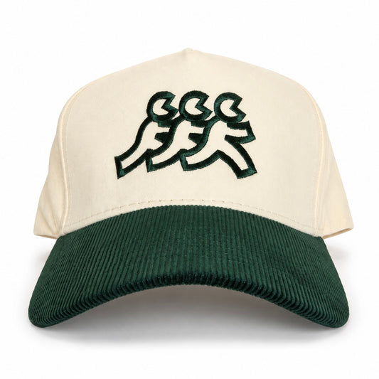 Torrey Pines Cream Canvas Corduroy Snapback