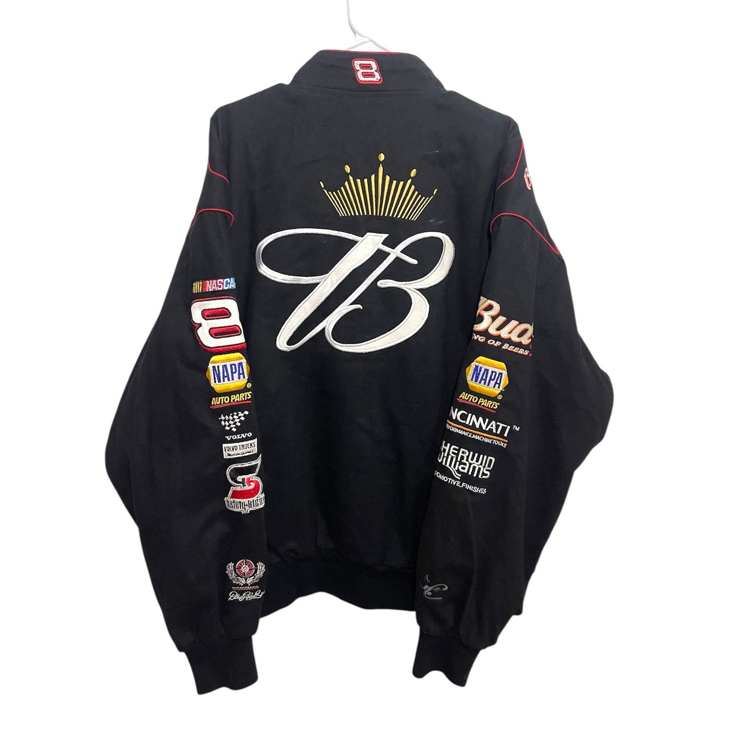 Budweiser Racing NASCAR Dale Earnhardt Jr #8 Black Scale Jacket (XXXL)