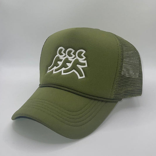 Olive Trucker Hat