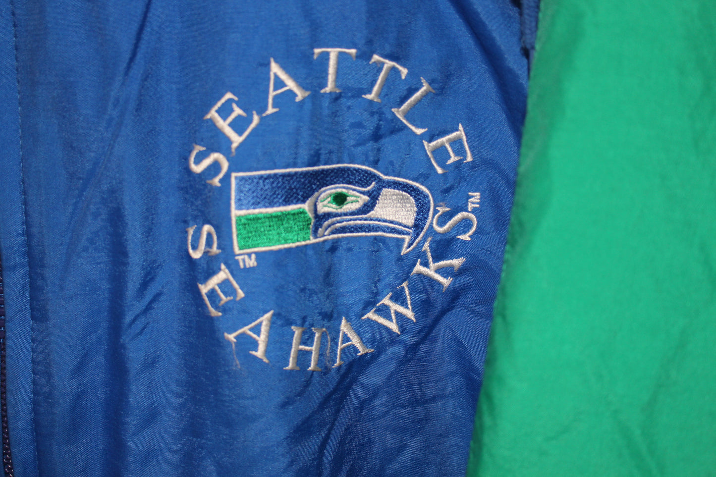 Seattle Seahawks Logo 7 Puffer (XL)