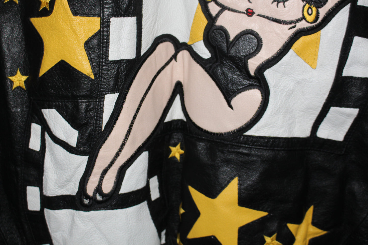 Rare Betty Boop Leather Jacket (M)