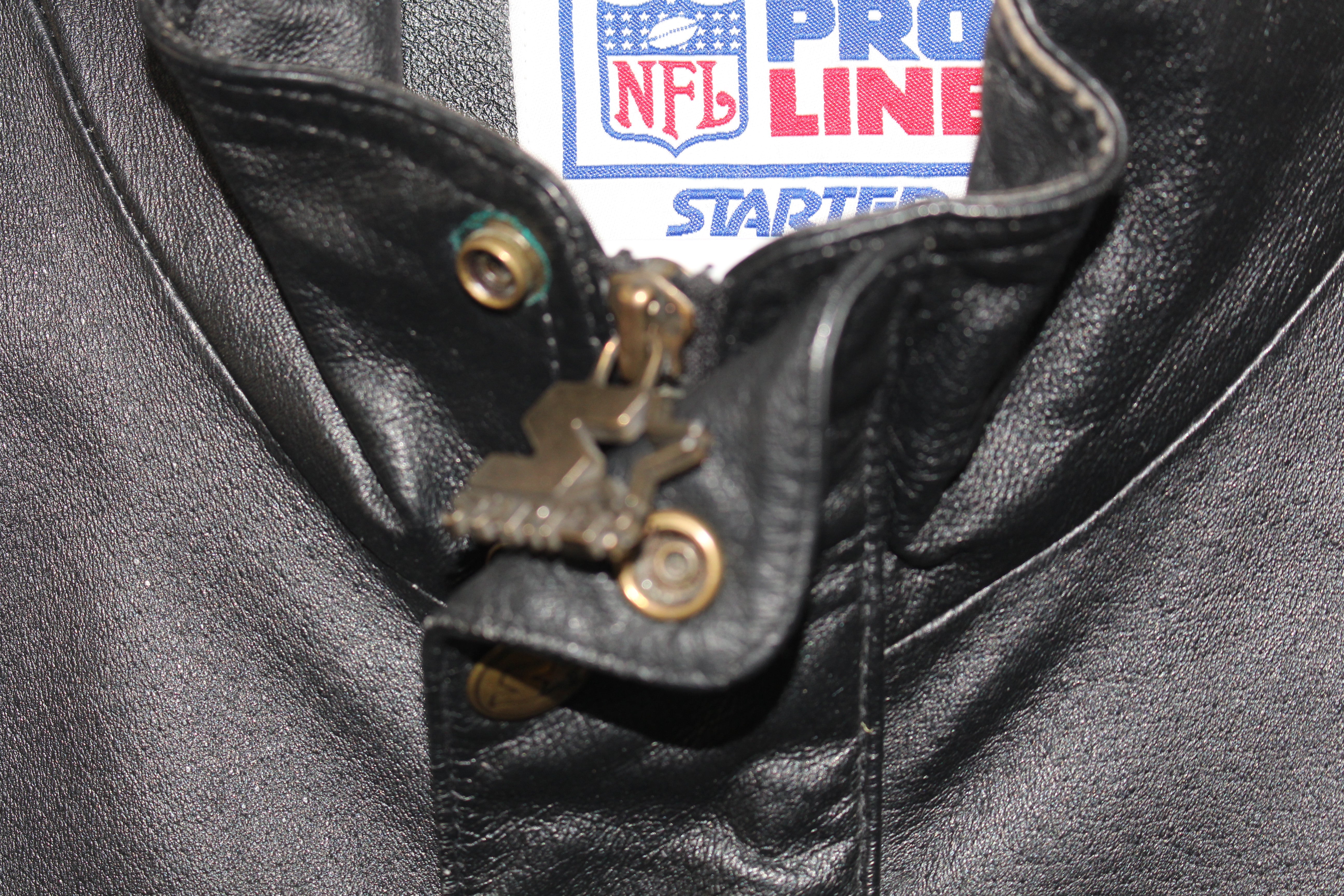 Pittsburgh Steelers Pro Line Starter Leather Jacket (L)