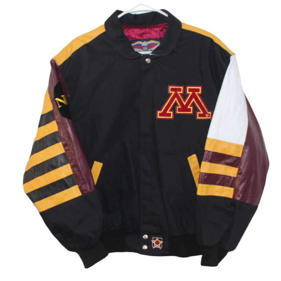 Rare  Minnesota Gophers Jeff Hamilton Leather Jacket (M)