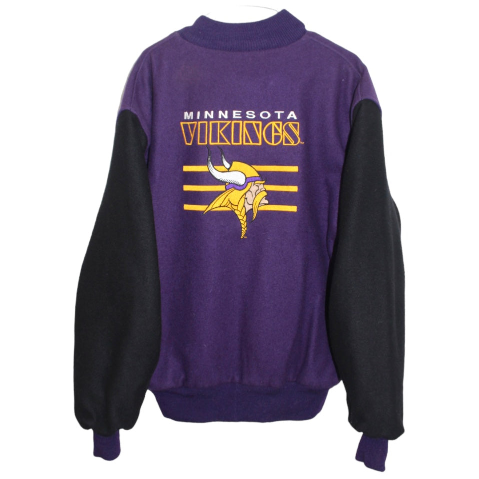 Minnesota Vikings DeLong Wool Bomber (XL)