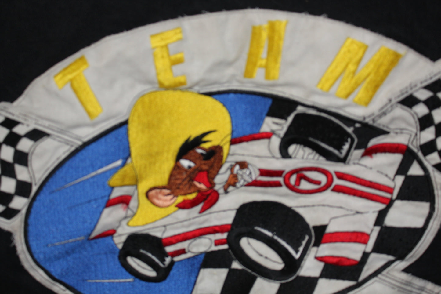 Rare Speedy Gonzales Looney Tunes Jeff Hamilton 1992 Leather Jacket (XL)