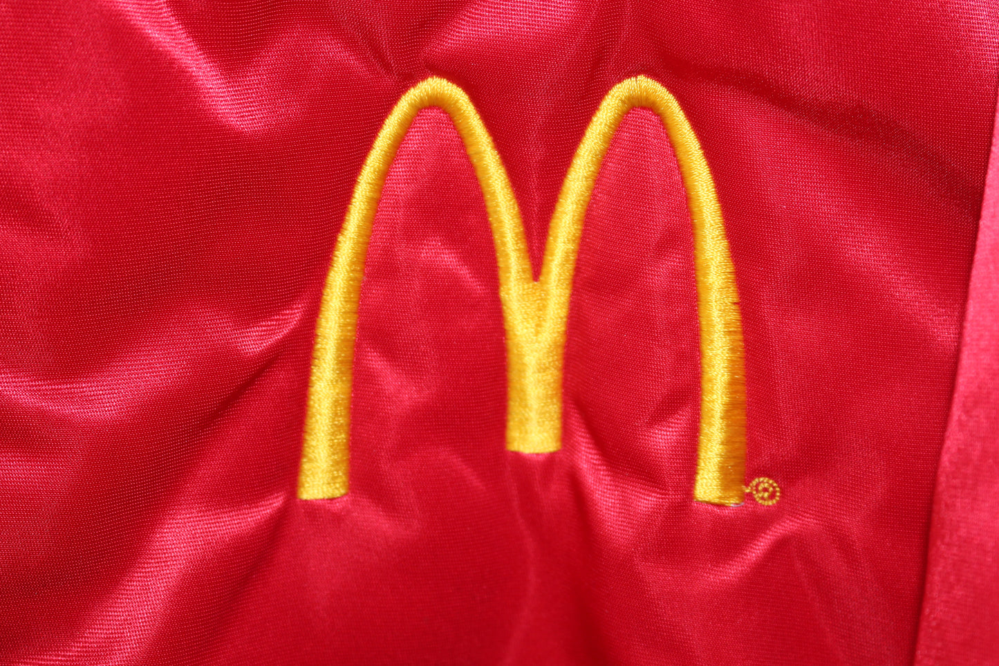 Rare McDonalds Chalk Line Satin Bomber Jacket (S)