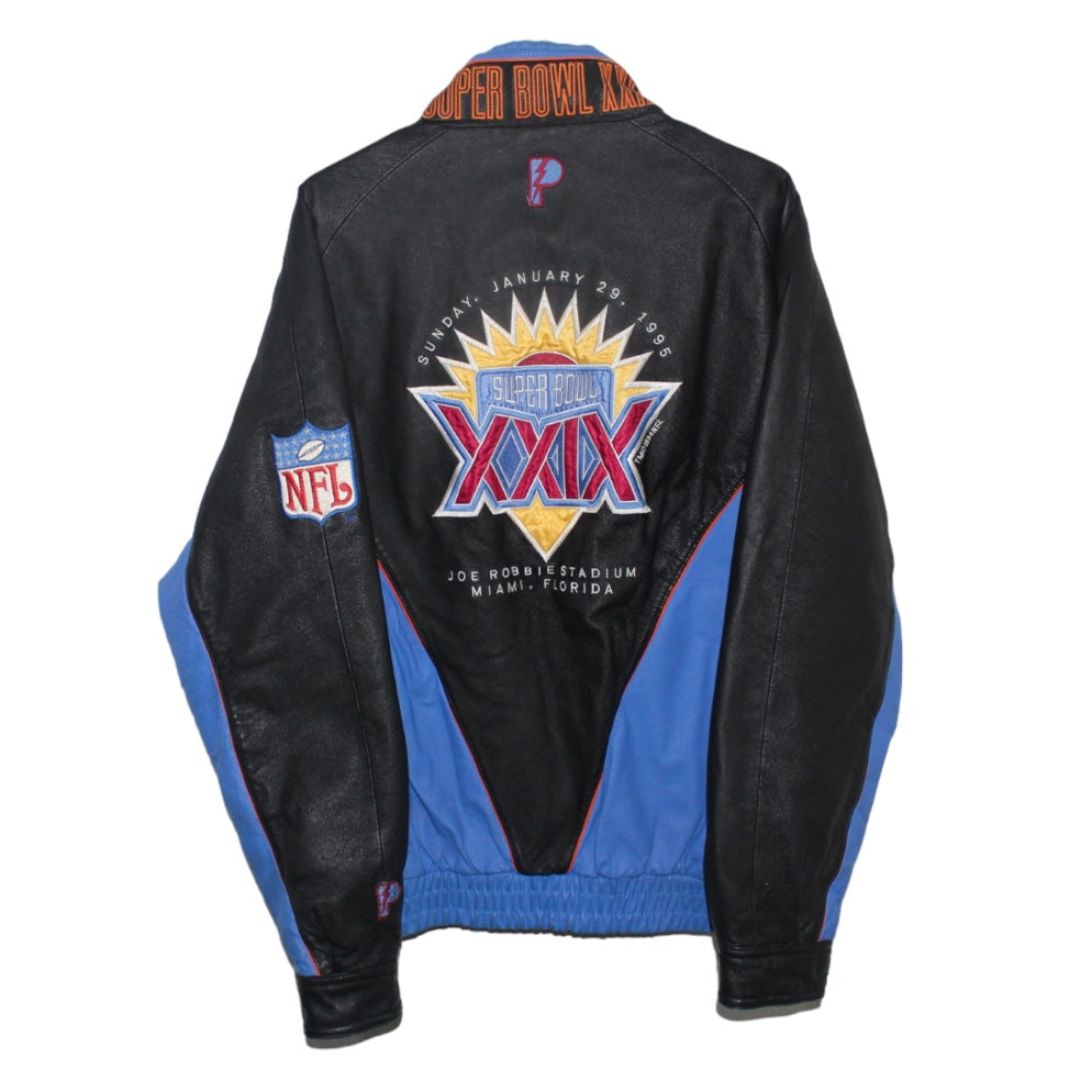 Rare Super Bowl XXIX 1995 Pro Player Leather Jacket (M)