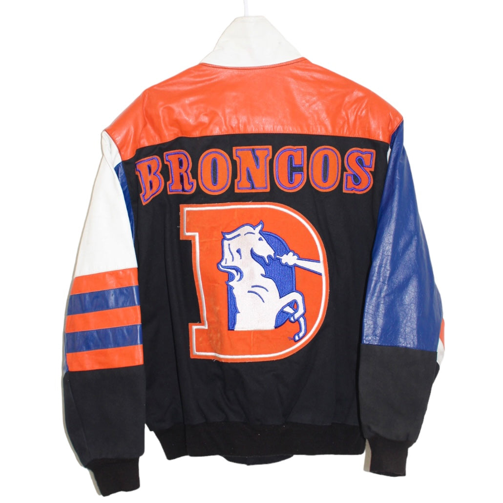 Rare Denver Broncos Jeff Hamilton Leather Jacket (M)