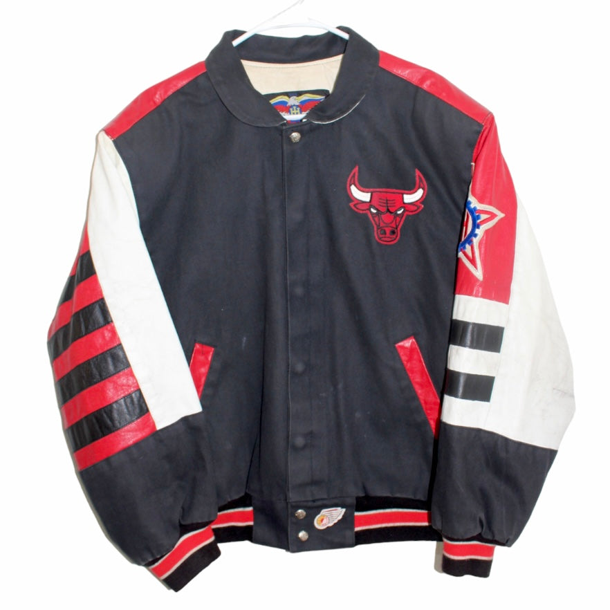 Vintage Rare Chicago Bulls Starter Varsity Style Jacket Size L