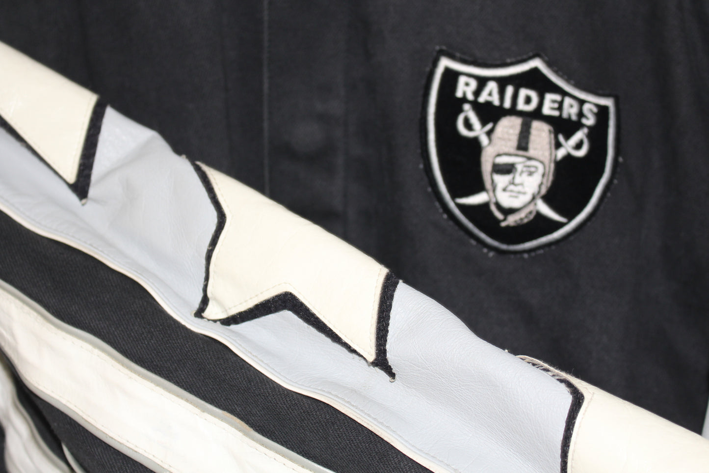 Oakland Raiders Jeff Hamilton Leather Jacket (XXL)