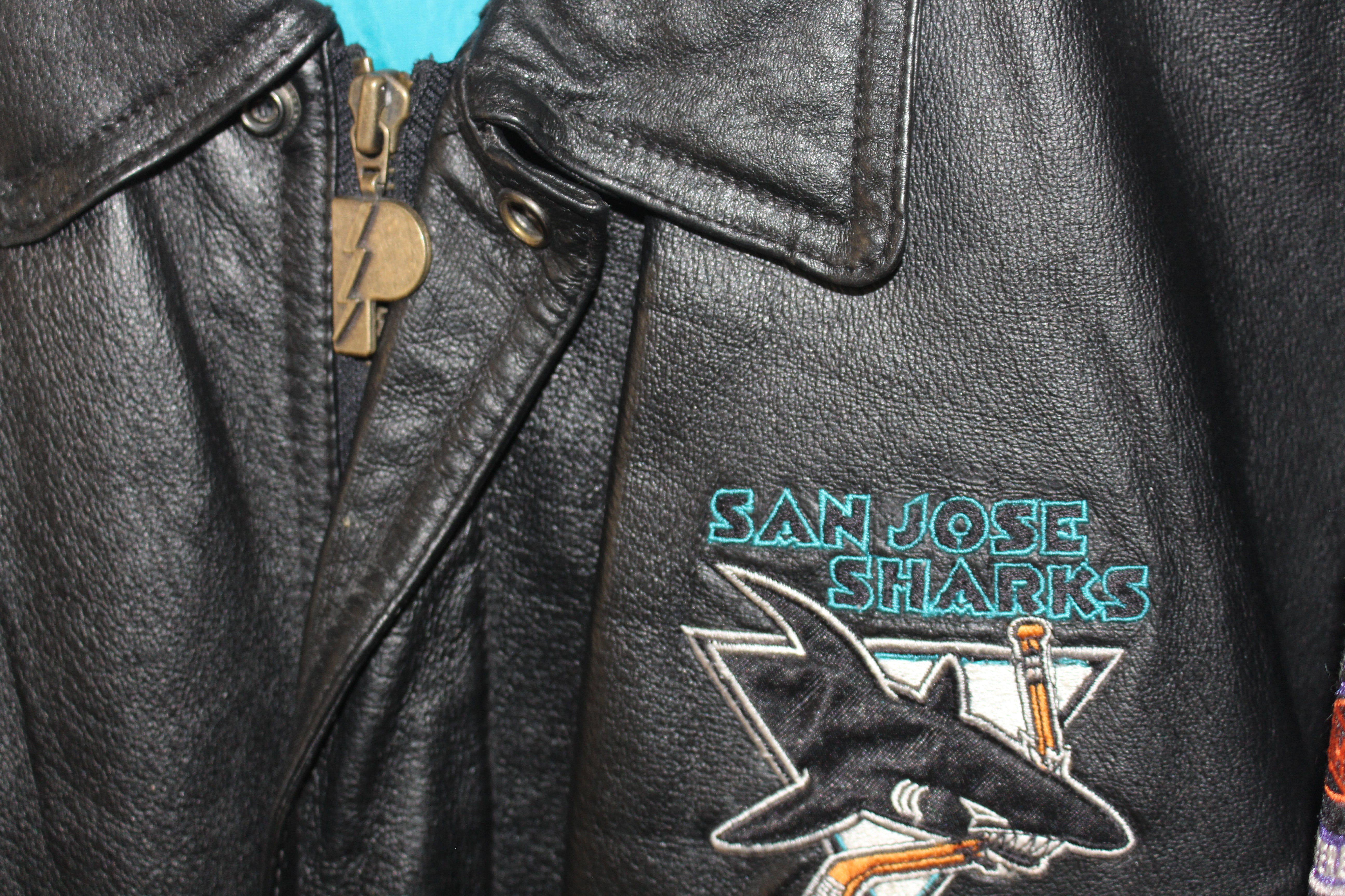 San jose sharks vintage sales jacket