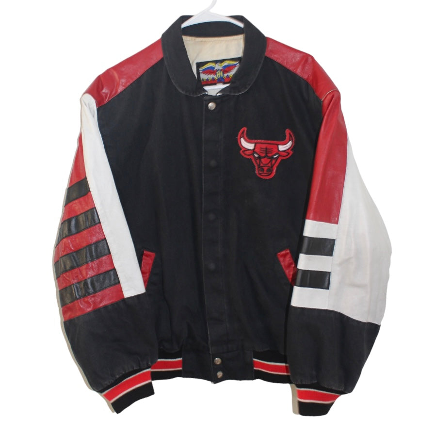 Vintage Rare Chicago Bulls NBA Basketball Starter Vtg Sports Windbreaker  Size XL
