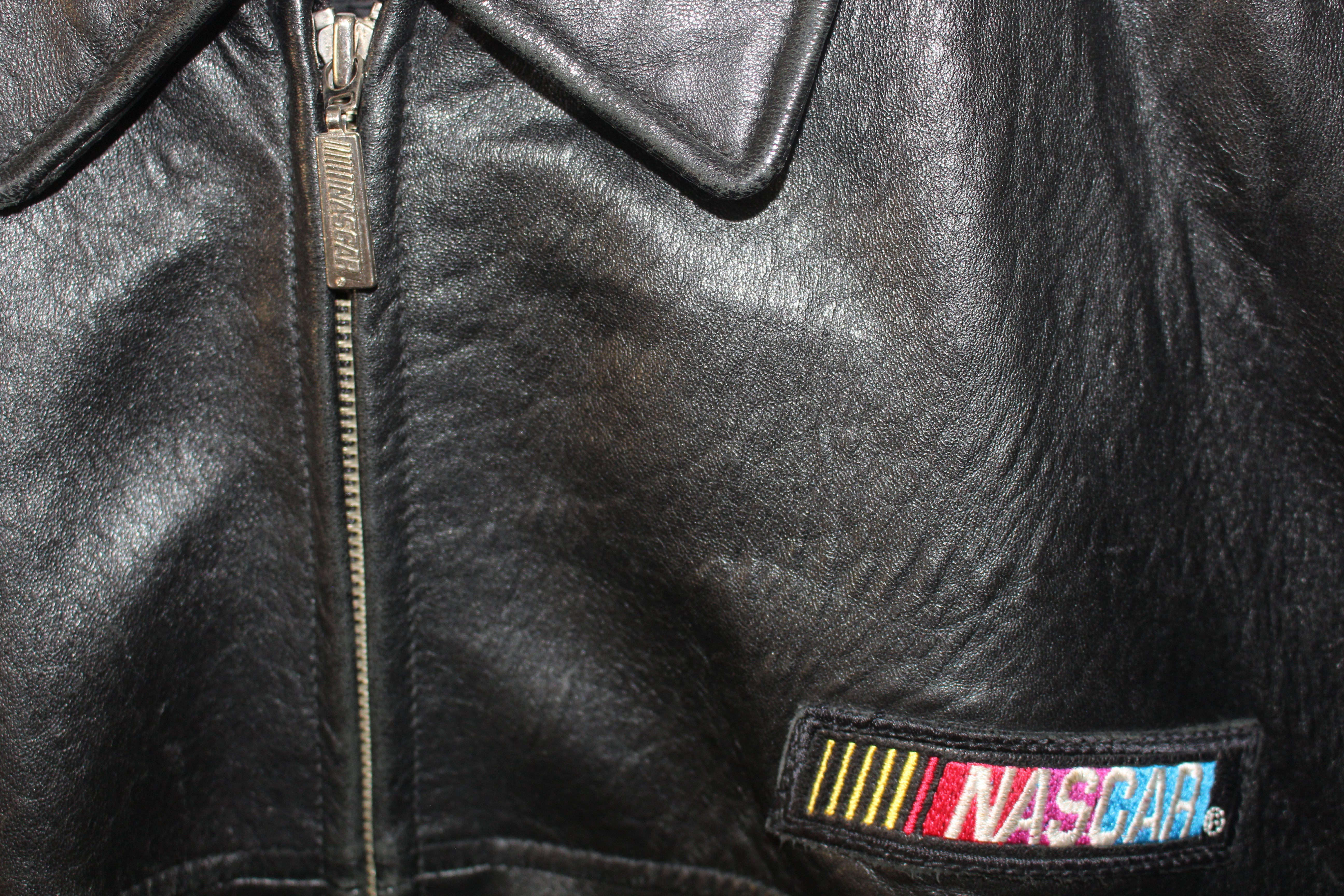 2000 NASCAR Leather Jacket (XXL)