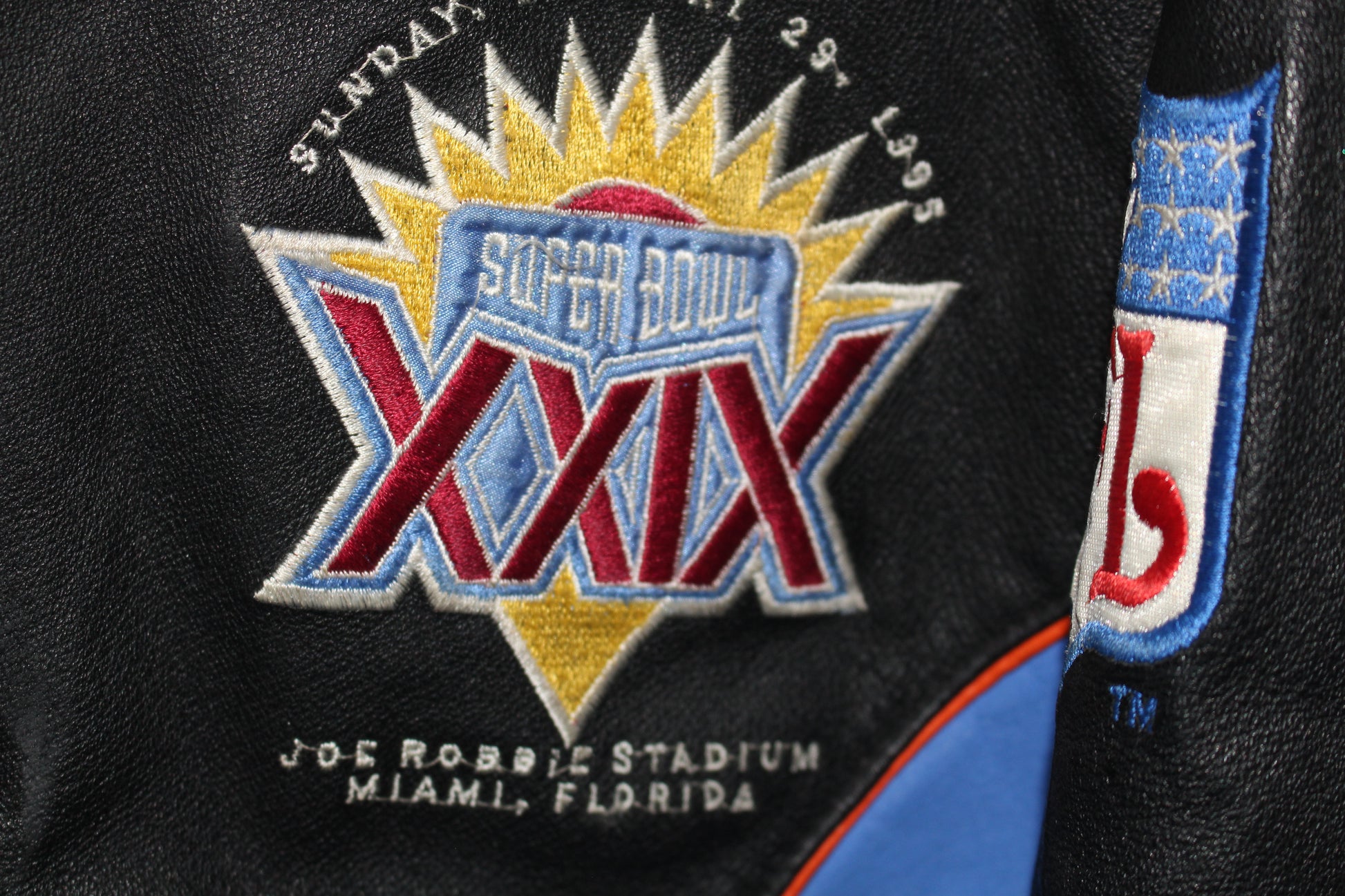 Rare Super Bowl XXX 1996 Pro Player Leather Jacket (L) – Retro Windbreakers