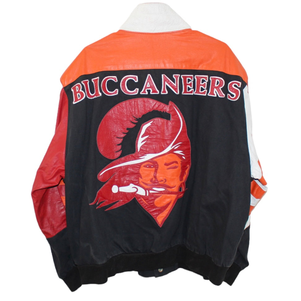 Rare Tampa Bay Buccaneers Jeff Hamilton Leather Jacket (XL)