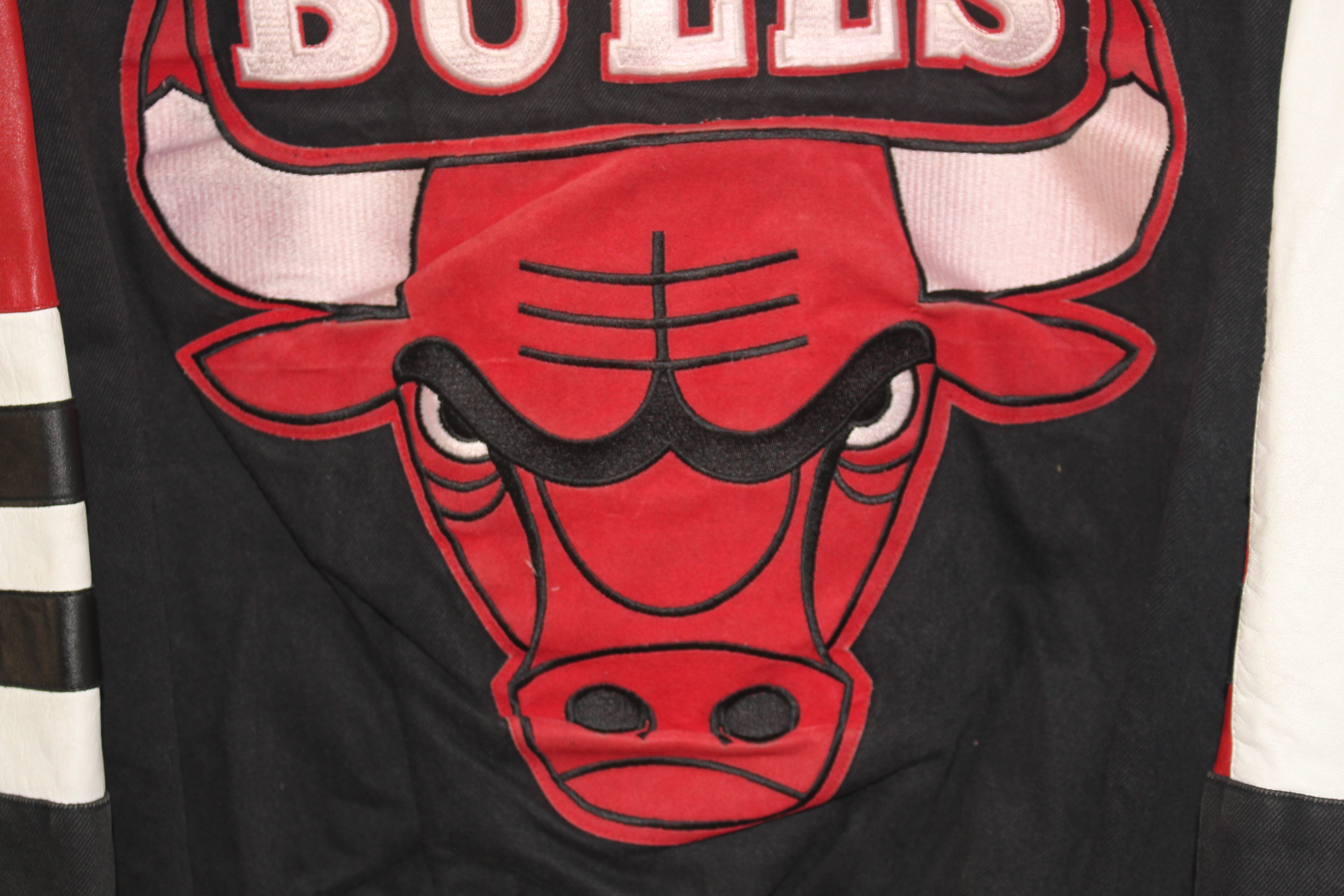 Rare Chicago Bulls 1992 Jeff Hamilton Leather Jacket (M) – Retro