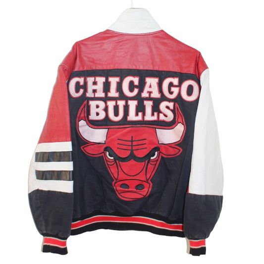 Rare Chicago Bulls 1992 Jeff Hamilton Leather Jacket (M) No Refundsr