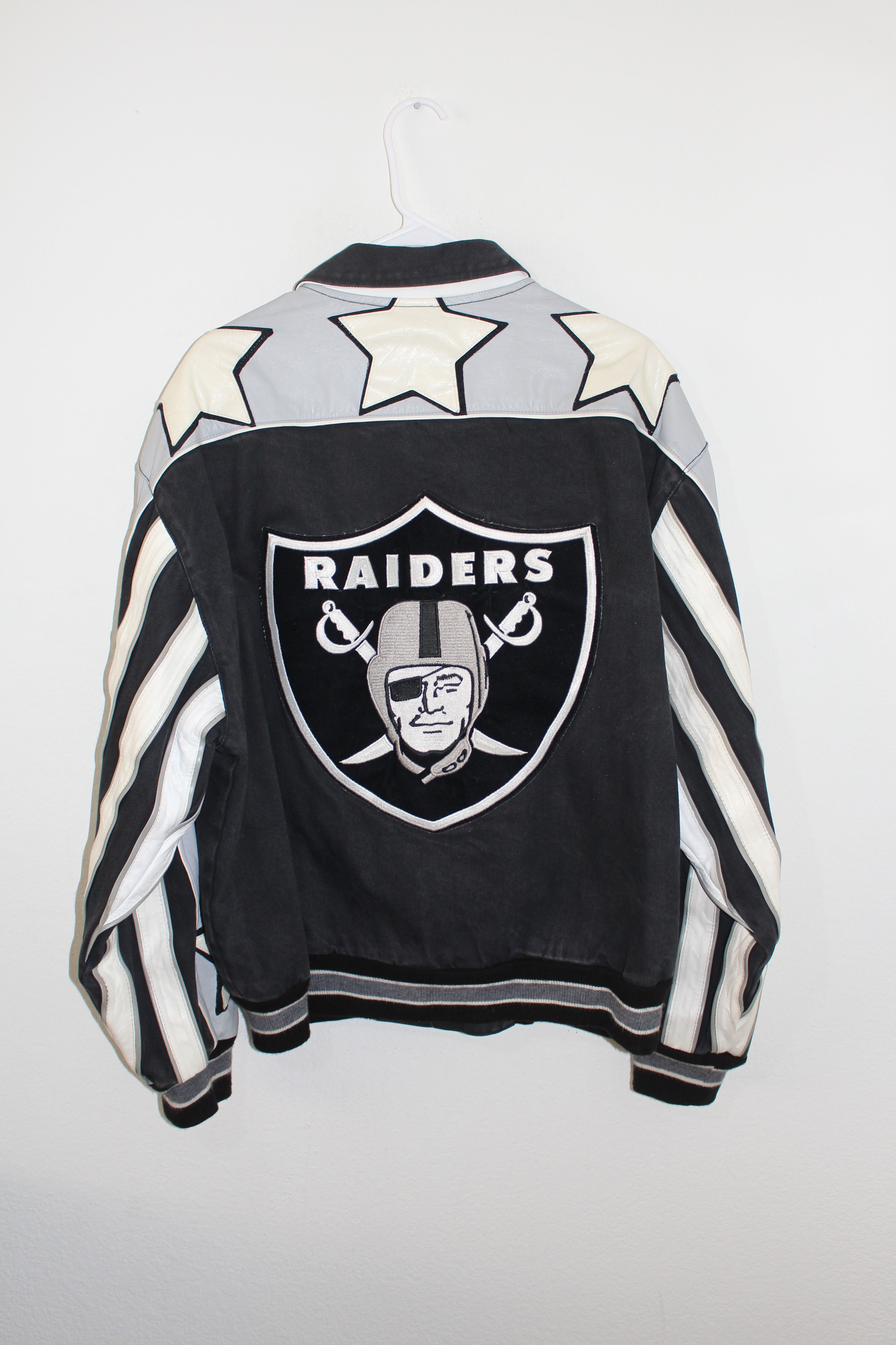 Oakland Raiders Jeff Hamilton Leather Jacket (XXL)